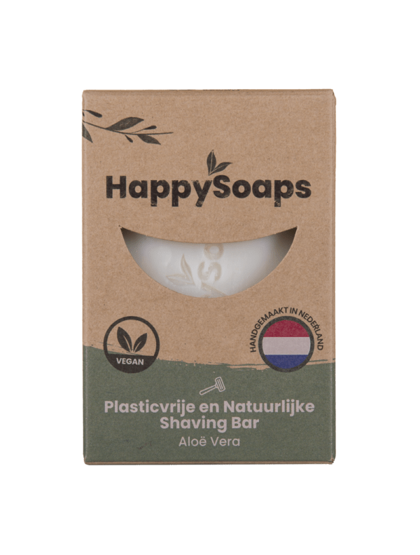 Happysoaps shaving bar aloe vera