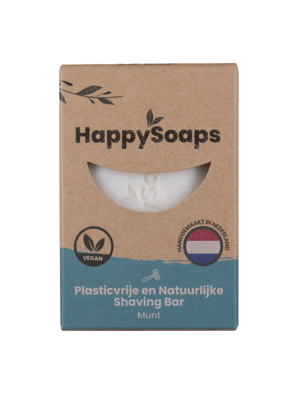 HappySoaps shaving bar munt