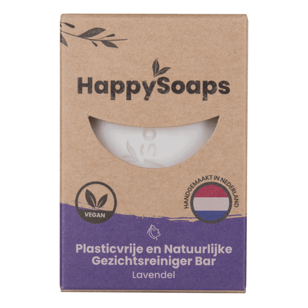 gezichtreinigerbar lavendel happysoaps