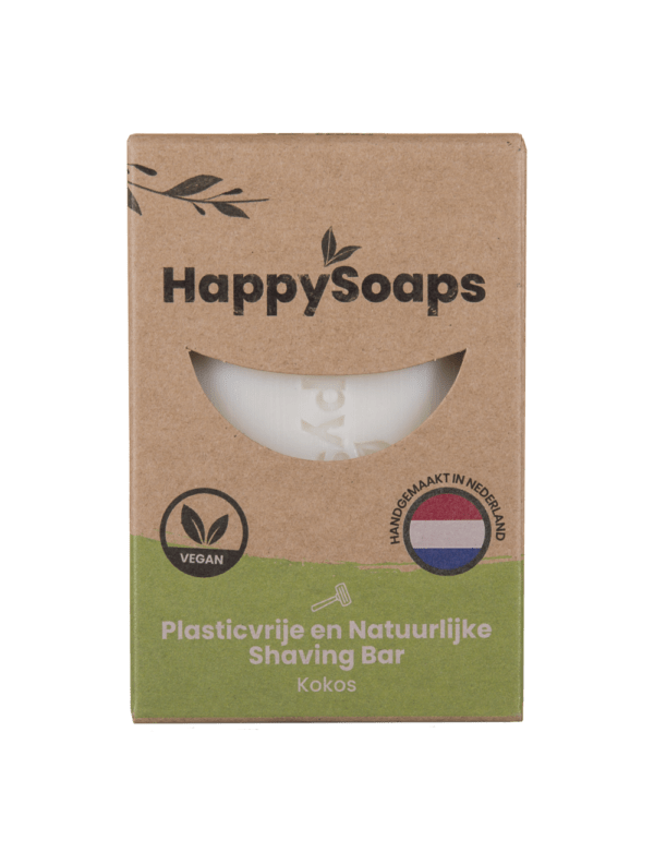 Happysoaps shaving bar kokos