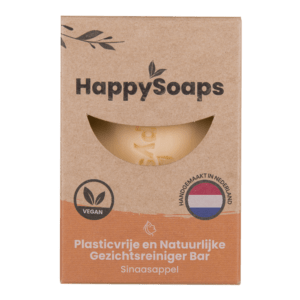 Happysoaps gezichtsreinigerbar sinaasappel