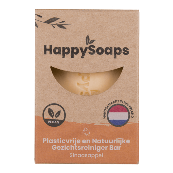 Happysoaps gezichtsreinigerbar sinaasappel